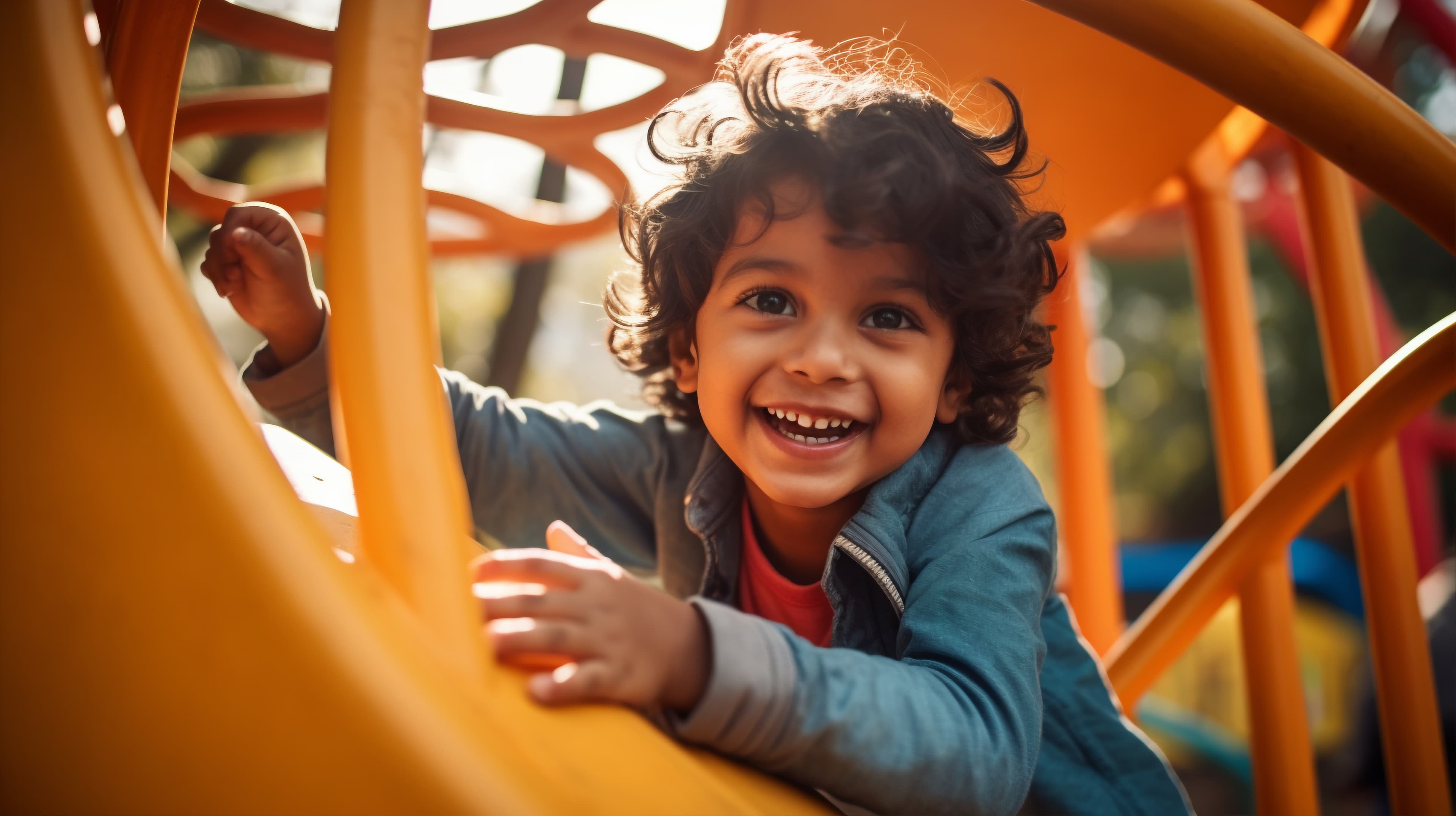 Kukūn kids area with a colourful play zone