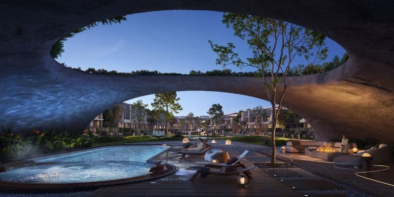 Rendering of TLD's KUKŪN project in Mostakbal City