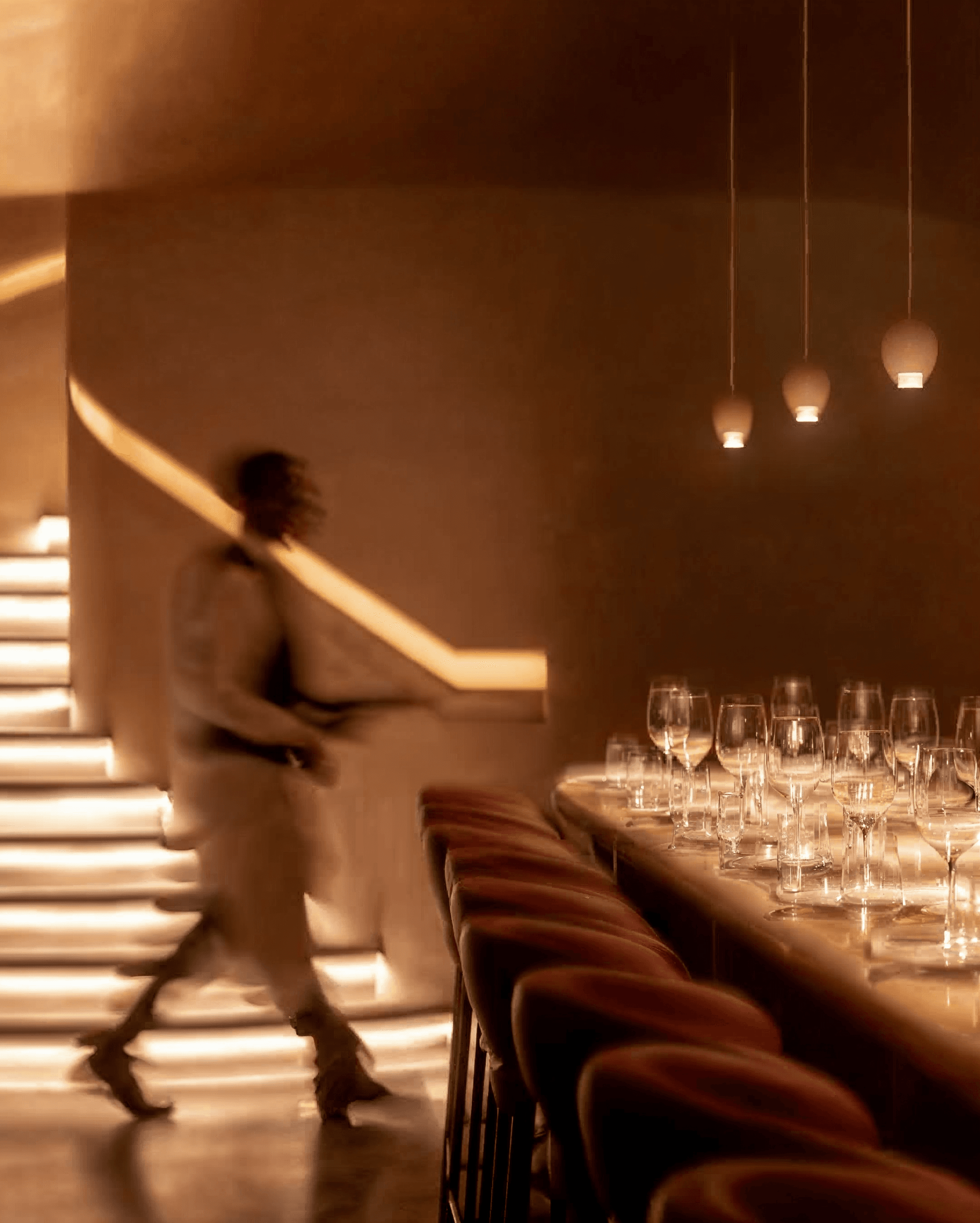 Armonia event venue with an elegant candlelit dining setup